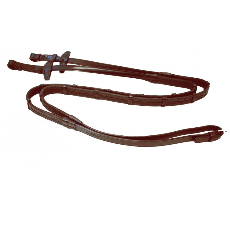Antarès Rubber Reins with Leather Loops